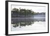 Fog over the Lake in Long Pine Area of Everglades NP-Terry Eggers-Framed Photographic Print