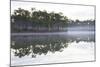 Fog over the Lake in Long Pine Area of Everglades NP-Terry Eggers-Mounted Photographic Print