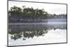 Fog over the Lake in Long Pine Area of Everglades NP-Terry Eggers-Mounted Photographic Print