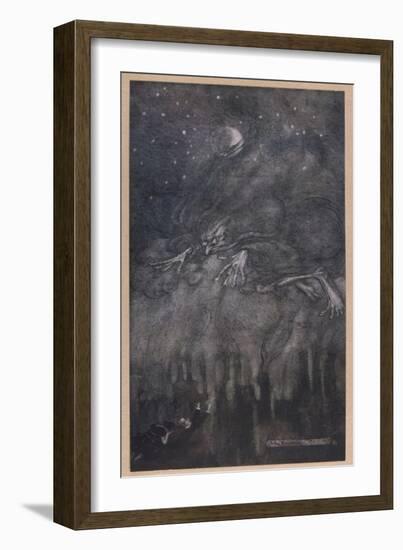 Fog Personified-Arthur Rackham-Framed Art Print