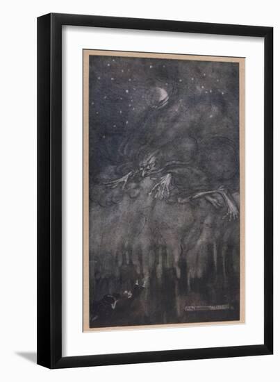 Fog Personified-Arthur Rackham-Framed Art Print