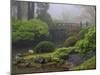 Fog, Portland Japanese Garden, Portland, USA, Oregon-Michel Hersen-Mounted Photographic Print