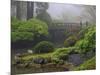 Fog, Portland Japanese Garden, Portland, USA, Oregon-Michel Hersen-Mounted Photographic Print