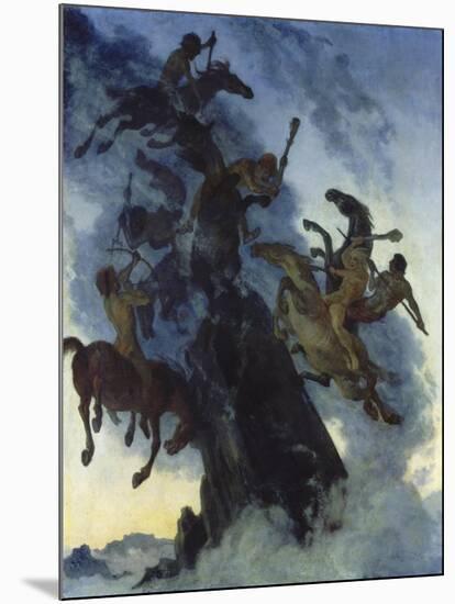 Fog Rider, 1896-Albert Welti-Mounted Giclee Print