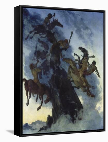 Fog Rider, 1896-Albert Welti-Framed Stretched Canvas