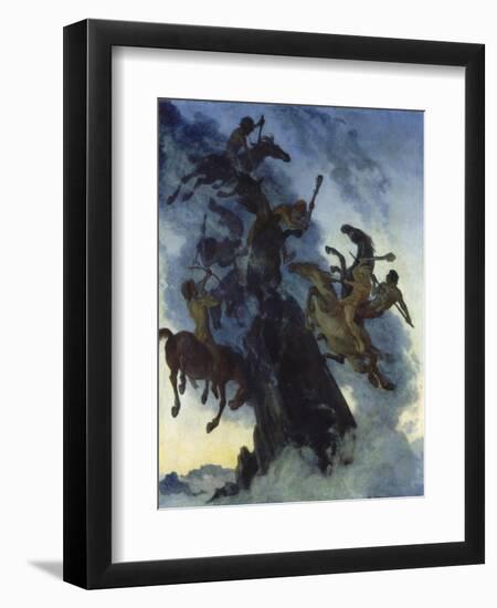 Fog Rider, 1896-Albert Welti-Framed Giclee Print