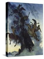 Fog Rider, 1896-Albert Welti-Stretched Canvas