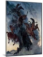 Fog Riders-Albert Welti-Mounted Giclee Print