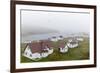 Fog Rolls in over the Small Preserved Fishing Village of Battle Harbour-Michael Nolan-Framed Photographic Print