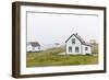 Fog Rolls in over the Small Preserved Fishing Village of Battle Harbour-Michael Nolan-Framed Photographic Print