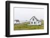 Fog Rolls in over the Small Preserved Fishing Village of Battle Harbour-Michael Nolan-Framed Photographic Print