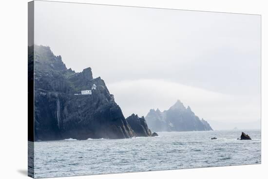 Fog Shrouds the Skellig Islands-Michael Nolan-Stretched Canvas