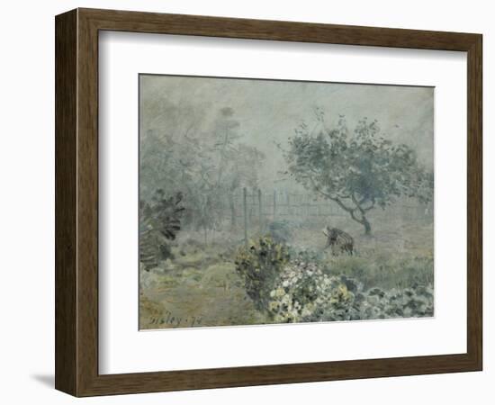 Fog, Voisins, 1874-Alfred Sisley-Framed Giclee Print