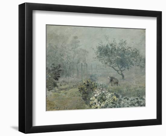 Fog, Voisins, 1874-Alfred Sisley-Framed Giclee Print