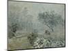 Fog, Voisins, 1874-Alfred Sisley-Mounted Giclee Print