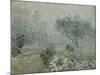 Fog, Voisins, 1874-Alfred Sisley-Mounted Giclee Print