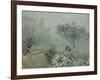 Fog, Voisins, 1874-Alfred Sisley-Framed Giclee Print