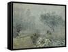 Fog, Voisins, 1874-Alfred Sisley-Framed Stretched Canvas