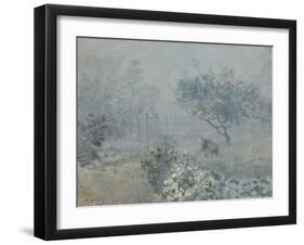 Fog, Voisins, 1874-Alfred Sisley-Framed Giclee Print