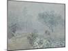 Fog, Voisins, 1874-Alfred Sisley-Mounted Giclee Print