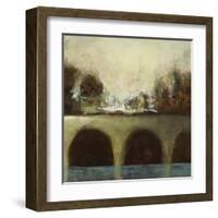 Foggy Bridge II-Randy Hibberd-Framed Art Print