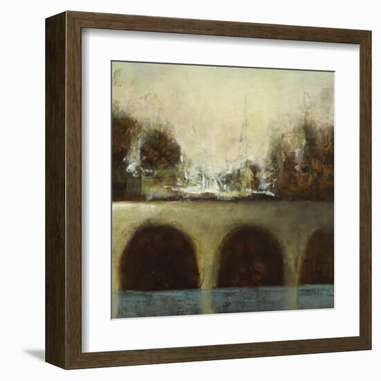 Foggy Bridge II-Randy Hibberd-Framed Art Print