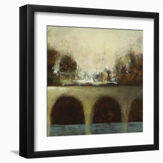 Foggy Bridge II-Randy Hibberd-Framed Art Print