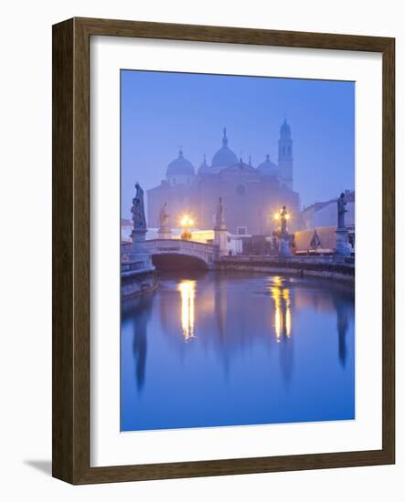 foggy dawn in Padua, Veneto, Italy.-ClickAlps-Framed Photographic Print