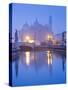foggy dawn in Padua, Veneto, Italy.-ClickAlps-Stretched Canvas