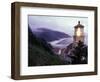 Foggy Day at the Heceta Head Lighthouse, Oregon, USA-Janis Miglavs-Framed Photographic Print