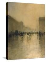 Foggy Day in London-Giuseppe De Nittis-Stretched Canvas