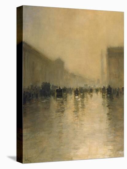 Foggy Day in London-Giuseppe De Nittis-Stretched Canvas