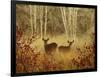 Foggy Deer-Chris Vest-Framed Art Print