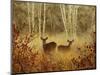 Foggy Deer-Chris Vest-Mounted Art Print