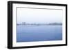 Foggy East River with Manhattan Bridge, New York City-Sabine Jacobs-Framed Photographic Print