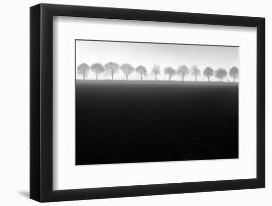 Foggy Flevopolder-Huib Limberg-Framed Photographic Print