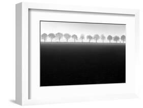 Foggy Flevopolder-Huib Limberg-Framed Photographic Print