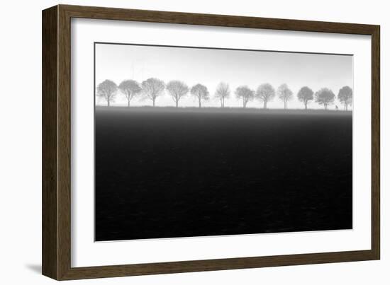 Foggy Flevopolder-Huib Limberg-Framed Photographic Print