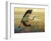 Foggy Heron I-Chris Vest-Framed Art Print