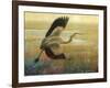 Foggy Heron I-Chris Vest-Framed Art Print