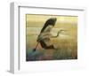 Foggy Heron-Chris Vest-Framed Art Print