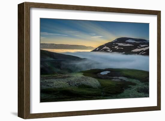 Foggy Landscape, Eyjafjordur, Northern Iceland-Ragnar Th Sigurdsson-Framed Photographic Print