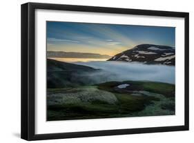 Foggy Landscape, Eyjafjordur, Northern Iceland-Ragnar Th Sigurdsson-Framed Photographic Print