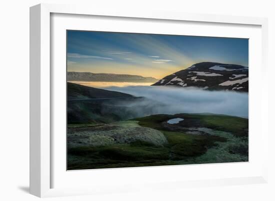 Foggy Landscape, Eyjafjordur, Northern Iceland-Ragnar Th Sigurdsson-Framed Photographic Print