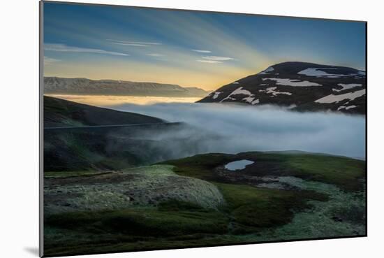 Foggy Landscape, Eyjafjordur, Northern Iceland-Ragnar Th Sigurdsson-Mounted Photographic Print