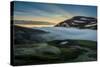 Foggy Landscape, Eyjafjordur, Northern Iceland-Ragnar Th Sigurdsson-Stretched Canvas