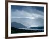 Foggy Landscape of River and Rolling Hills-Tommy Martin-Framed Photographic Print