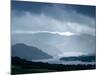 Foggy Landscape of River and Rolling Hills-Tommy Martin-Mounted Photographic Print