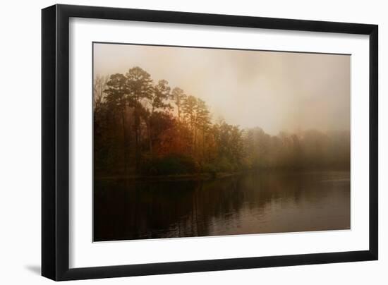 Foggy Morning at Lake LaJoie-Jai Johnson-Framed Giclee Print