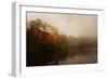 Foggy Morning at Lake LaJoie-Jai Johnson-Framed Giclee Print